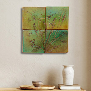 "Clay Blooms" Wall Panel