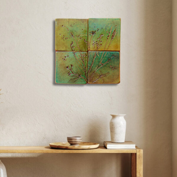 "Clay Blooms" Wall Panel - Image 2