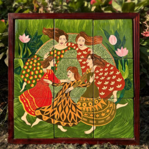 "Her Circle" wall panel